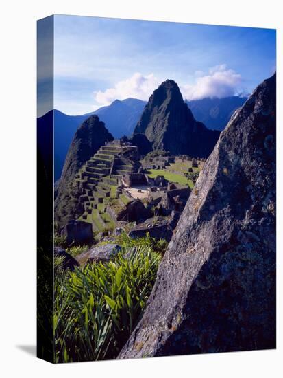 Scenic View of the Ruins of Machu Picchu in the Andes Mountains, Peru-Jim Zuckerman-Premier Image Canvas