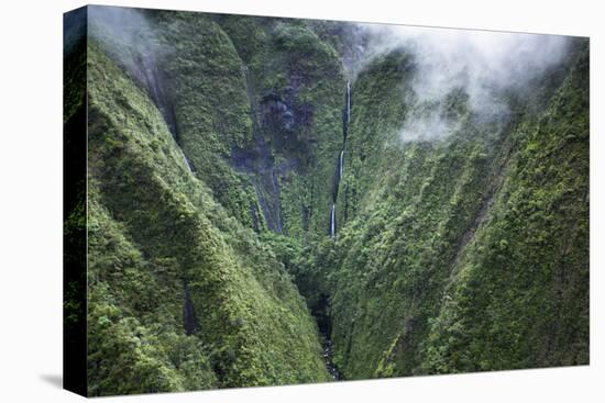 Scenic Views of Kauai's Interior Rain Forests from Above-Micah Wright-Premier Image Canvas