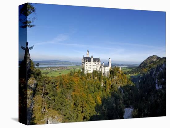 Schloss Neuschwanstein, Bavaria (Bayern), Germany-Gary Cook-Premier Image Canvas