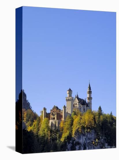 Schloss Neuschwanstein, Fairytale Castle Built by King Ludwig II, Near Fussen, Bavaria, Germany-Gary Cook-Premier Image Canvas