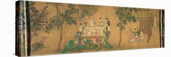 Scholars' Gathering in a Bamboo Garden-Chinese School-Premier Image Canvas