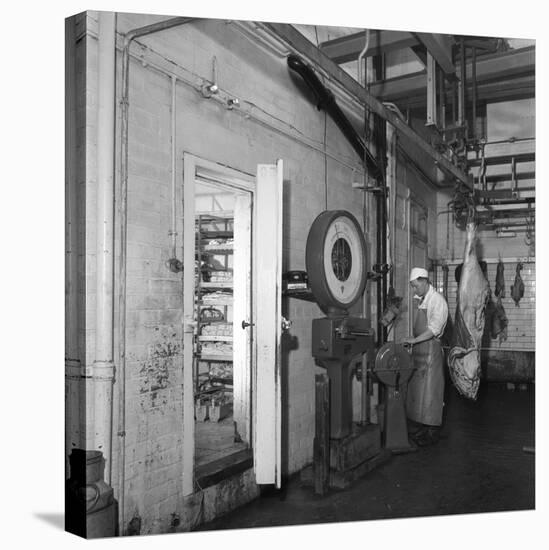 Schonhuts Butchery Factory, Rawmarsh, South Yorkshire, 1955-Michael Walters-Stretched Canvas