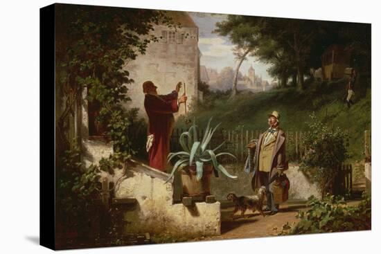 School Day Friends, about 1855-Carl Spitzweg-Premier Image Canvas