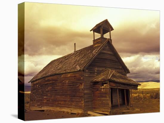 School House on the Ponderosa Ranch, Seneca, Oregon, USA-Darrell Gulin-Premier Image Canvas