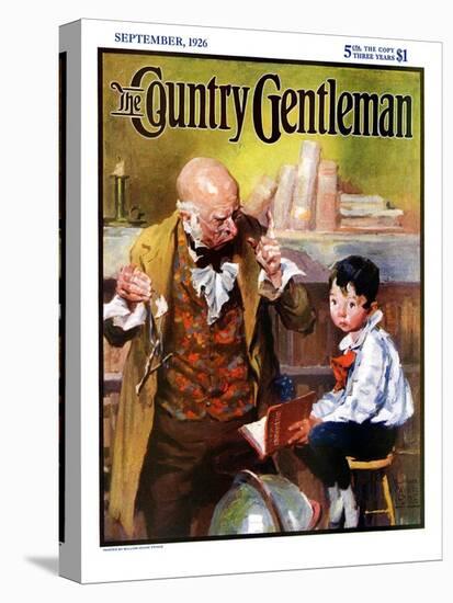 "School Master," Country Gentleman Cover, September 1, 1926-William Meade Prince-Premier Image Canvas