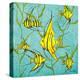 School of Fish III-Gina Ritter-Stretched Canvas