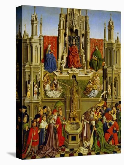 School Of: The Fountain of Grace and the Triumph of the Church Over the Synagogue-Jan van Eyck-Premier Image Canvas