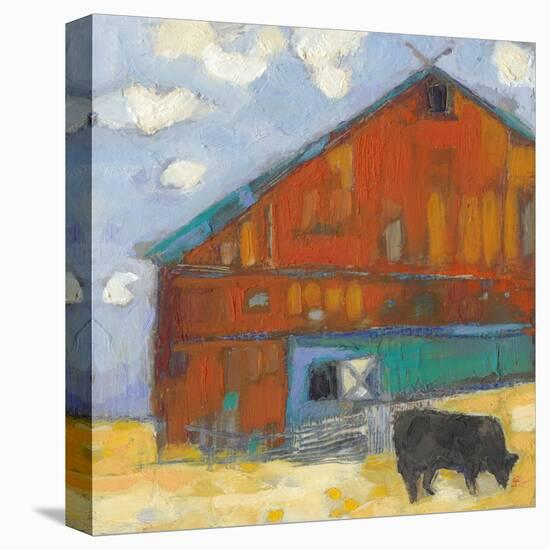 Schullsburg Barn-Sue Jachimiec-Stretched Canvas