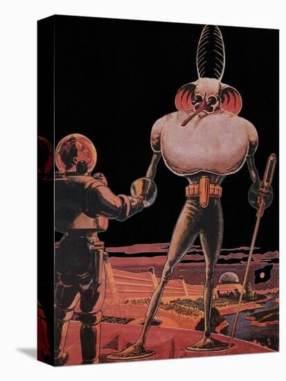 Sci Fi - Alien and Astronaut, 1939-Frank R. Paul-Premier Image Canvas