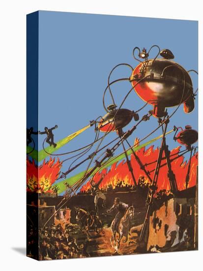 Sci Fi - War of the Worlds, 1927-Frank R Paul-Premier Image Canvas