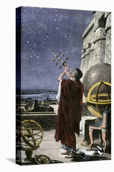 Sciences: Greek Astronomer Hipparchus of Nicee, in Ancient Greek (Hipparchus V.190-120 Bc), Realisi-null-Premier Image Canvas