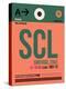 SCL Santiago Luggage Tag I-NaxArt-Stretched Canvas