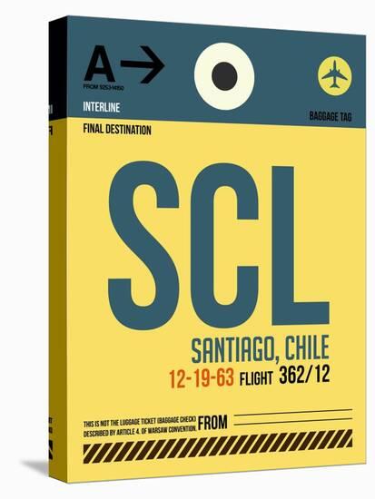 SCL Santiago Luggage Tag II-NaxArt-Stretched Canvas