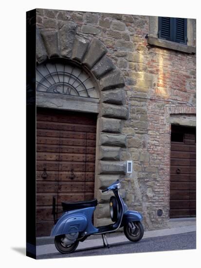Scooter, Preggio, Umbria, Italy-Inger Hogstrom-Premier Image Canvas