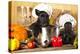 Scotch Terrier Kitchen Boy in a Saucepan, Cook Puppies-Lilun-Premier Image Canvas