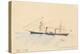 Scotia', a Cunard Steamship, C.1879-80-Henri de Toulouse-Lautrec-Premier Image Canvas