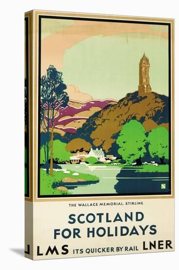 Scotland for Holidays, Poster Advertising British Railways-null-Premier Image Canvas