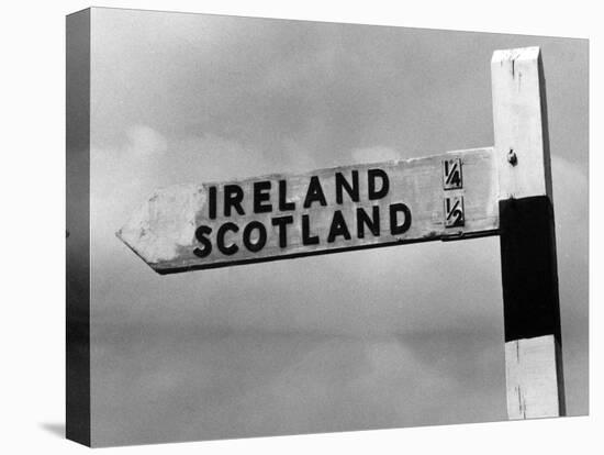 Scotland Ireland Sign-null-Premier Image Canvas