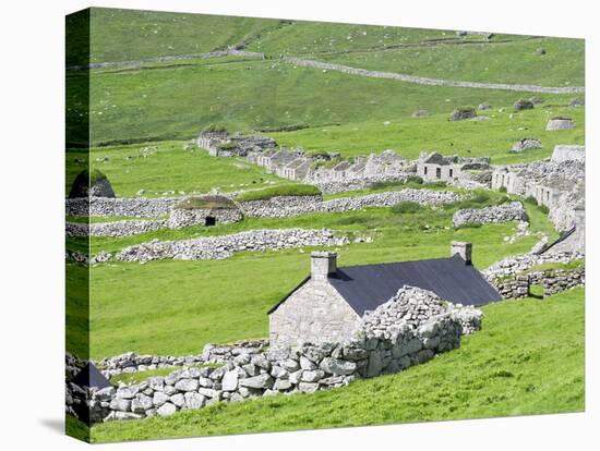 Scotland, St Kilda Islands, Hirta Island, Abandoned Settlement-Martin Zwick-Premier Image Canvas