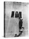 Scottish Fans Scaling Wall to Avoid High Ticket Prices For Soccer Game Between Scotland and England-Cornell Capa-Premier Image Canvas