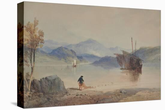 Scottish Loch, 1841 (Watercolour)-Thomas Miles Richardson-Premier Image Canvas