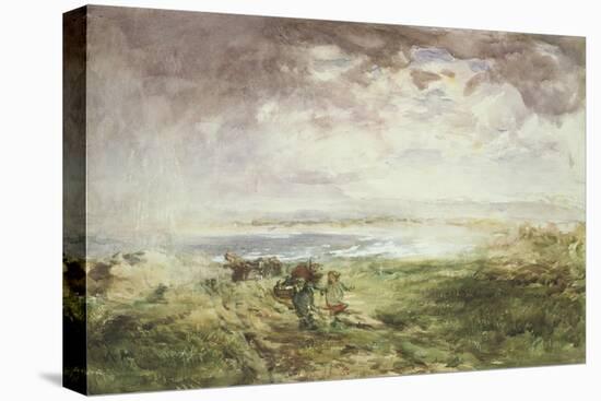 Scottish Shore, 19th Century-William Mactaggart-Premier Image Canvas