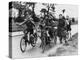 Scouts on Bikes 1930-null-Stretched Canvas