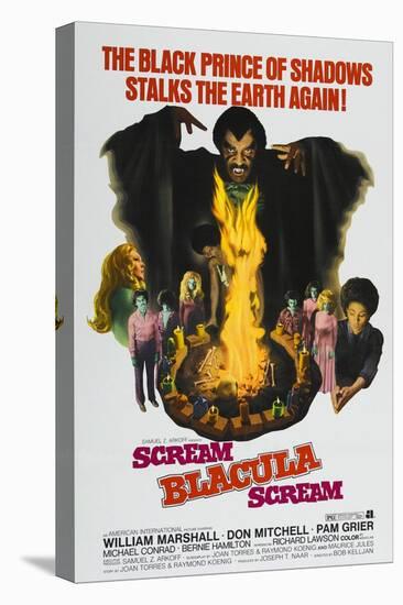 Scream Blacula Scream, 1973-null-Stretched Canvas