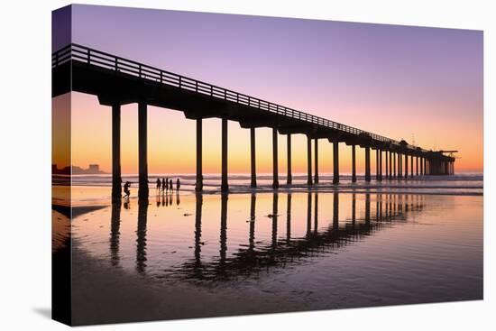 Scripps Pier, La Jolla, San Diego, California, United States of America, North America-Richard Cummins-Premier Image Canvas