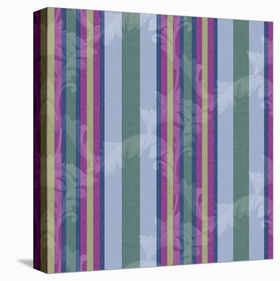 Scroll Stripe Periwinkle-Bill Jackson-Premier Image Canvas