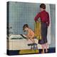 "Scuba in the Tub", November 29, 1958-Amos Sewell-Premier Image Canvas