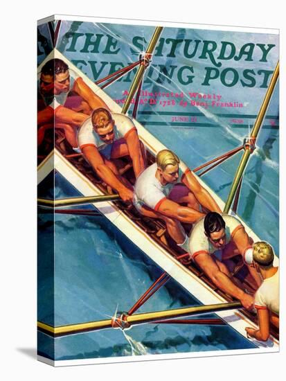 "Scullers," Saturday Evening Post Cover, June 25, 1938-Michael Dolas-Premier Image Canvas