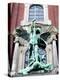 Sculpture of the Archangel Michael Defeating Satan, St Michael's Church, Hamburg, Germany-Miva Stock-Premier Image Canvas