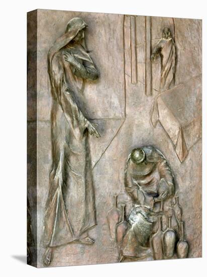 Sculpture on Door Depicting the Miracle of the Wedding at Cana, Annunciation Basilica-Godong-Premier Image Canvas