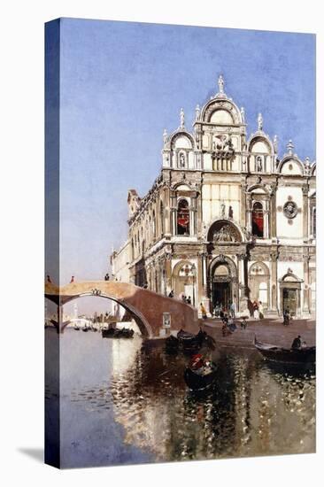 Scuola Grandi di San Marco and Campo San Giovanni e Paolo, Venice-Martin Rico y Ortega-Premier Image Canvas