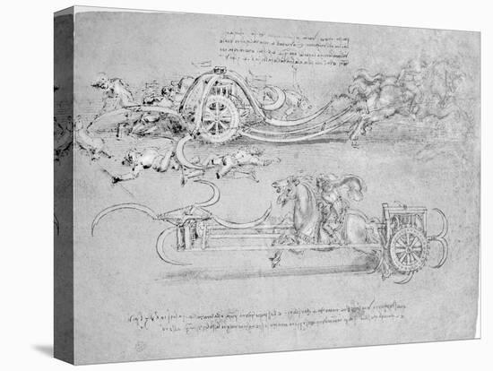 Scythed Chariot, c.1483-85-Leonardo da Vinci-Premier Image Canvas
