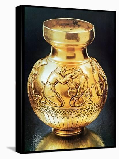 Scythian Vase from Kul-Oba Kurgan, Crimea, Depicting a Dentist at Work, 4th Century BC-null-Premier Image Canvas