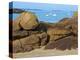 Sea and Spectacular Rocks, Trebeurden, Cote De Granit Rose (Pink Granite Coast), Cotes D'Armor, Bri-Guy Thouvenin-Premier Image Canvas