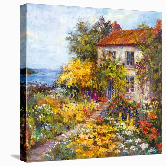 Sea Cottage-Carson-Stretched Canvas