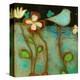 Sea Garden Triptych IV-Anne Hempel-Stretched Canvas