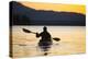 Sea Kayaking Jackson Lake In Grand Teton National Park, WY-Justin Bailie-Premier Image Canvas