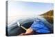 Sea Kayaking Jackson Lake In Grand Teton National Park, WY-Justin Bailie-Premier Image Canvas