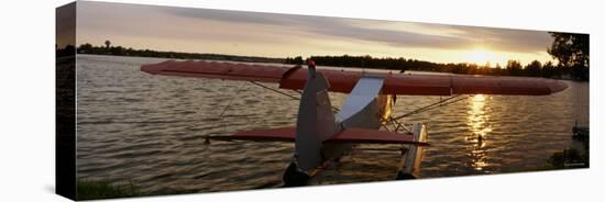 Sea Plane, Lake Spenard, Anchorage, Alaska, USA-null-Premier Image Canvas