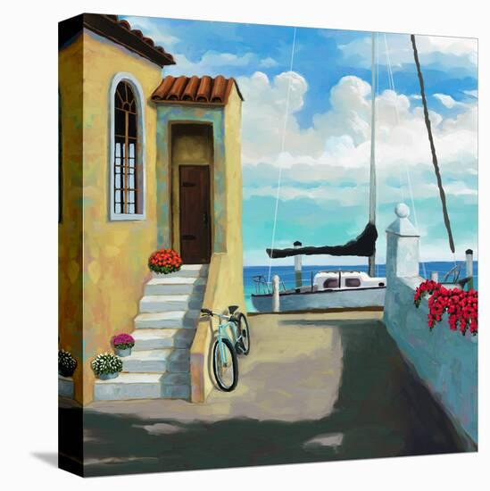 Sea Side Steps-Rick Novak-Stretched Canvas