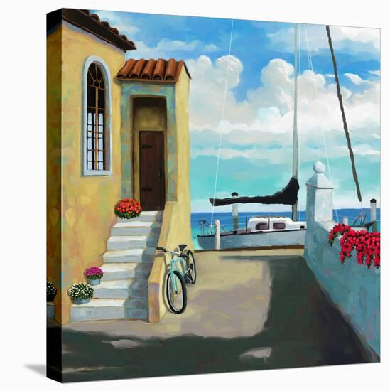 Sea Side Steps-Rick Novak-Stretched Canvas