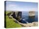 Sea Stack at Downpatrick Head, Near Ballycastle, County Mayo, Connacht, Republic of Ireland (Eire)-Gary Cook-Premier Image Canvas