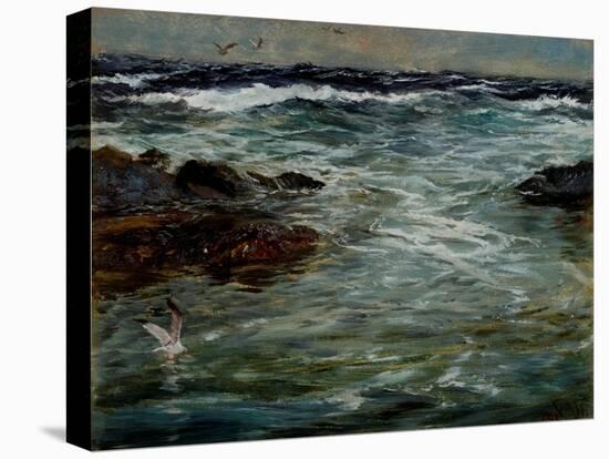 Sea Study at Portscatho, Cornwall, 1901-Charles Napier Hemy-Premier Image Canvas