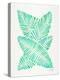 Seafoam Banana Leaves-Cat Coquillette-Premier Image Canvas