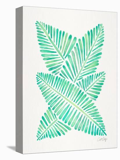 Seafoam Banana Leaves-Cat Coquillette-Premier Image Canvas