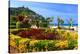 Seafront Promenade with View of Monte Igueldo Mountain in Donostia-San Sebastian on Costa Vasca-null-Stretched Canvas